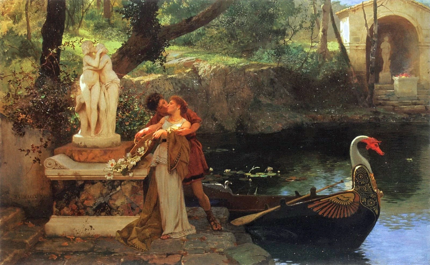 Henryk Siemiradzki - Imitando gli Dei, Galleria d'arte nazionale di Leopoli
